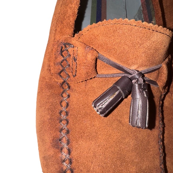 TED BAKER URBONNS suede loafers men’s slip on dress  shoes size 9 main image 11